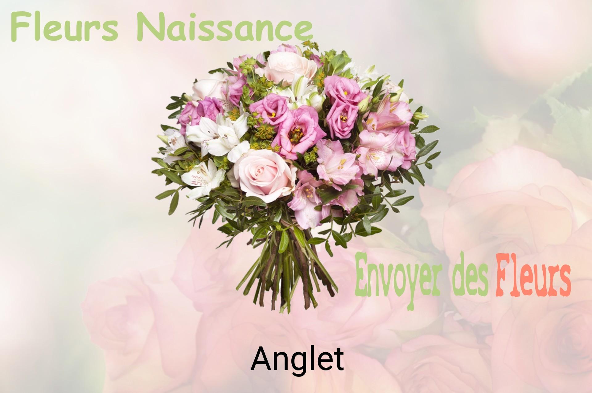 Bouquet de fleurs de naissance livré à Anglet